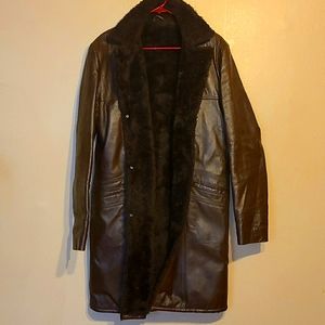 Vintage brown leather jacket